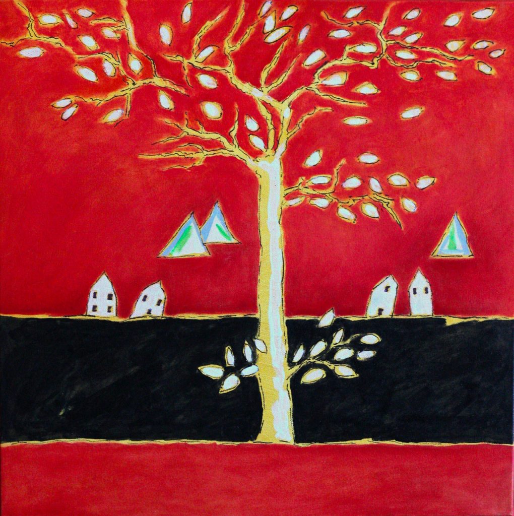 Volare tra gli alberi 2022 cm 50x50